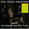 final solution: the fillmore west july 7 1966