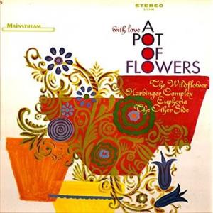 various: a pot of flowers: with love