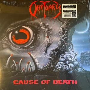 obituary: cause of death (grey black splatter)