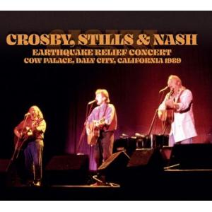 crosby, stills & nash: earthquake relief concert- cow palace, daly city, california 1989