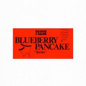 fresh blueberry pancake: heavy