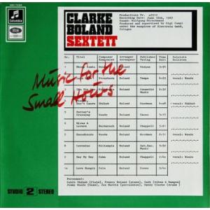 clarke boland sextett: music for the small hours