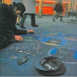 orange bicycle: orange bicycle