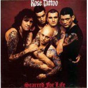 rose tattoo: scarred for live