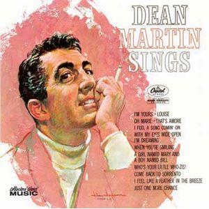 dean martin: sings