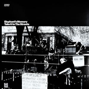elephant's memory: take it to the streets (clear - black swirl vinyl)