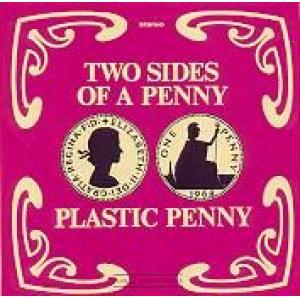 plastic penny: two sides of a penny