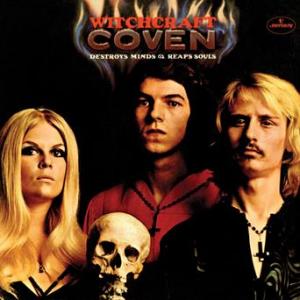 coven: witchcraft destroys minds & reaps souls (limited fire and brimstone vinyl)